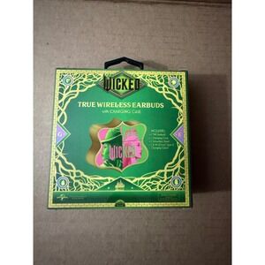 Wicked Movie True‎ Wireless Earbuds with Charging Case CultureFly 6WS011A--FBQ25